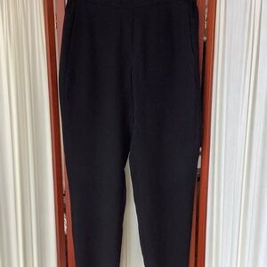 J Crew Women’s Black Dress Pants Pull On Elastic Waist Size 6